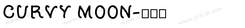 CURVY MOON字体转换